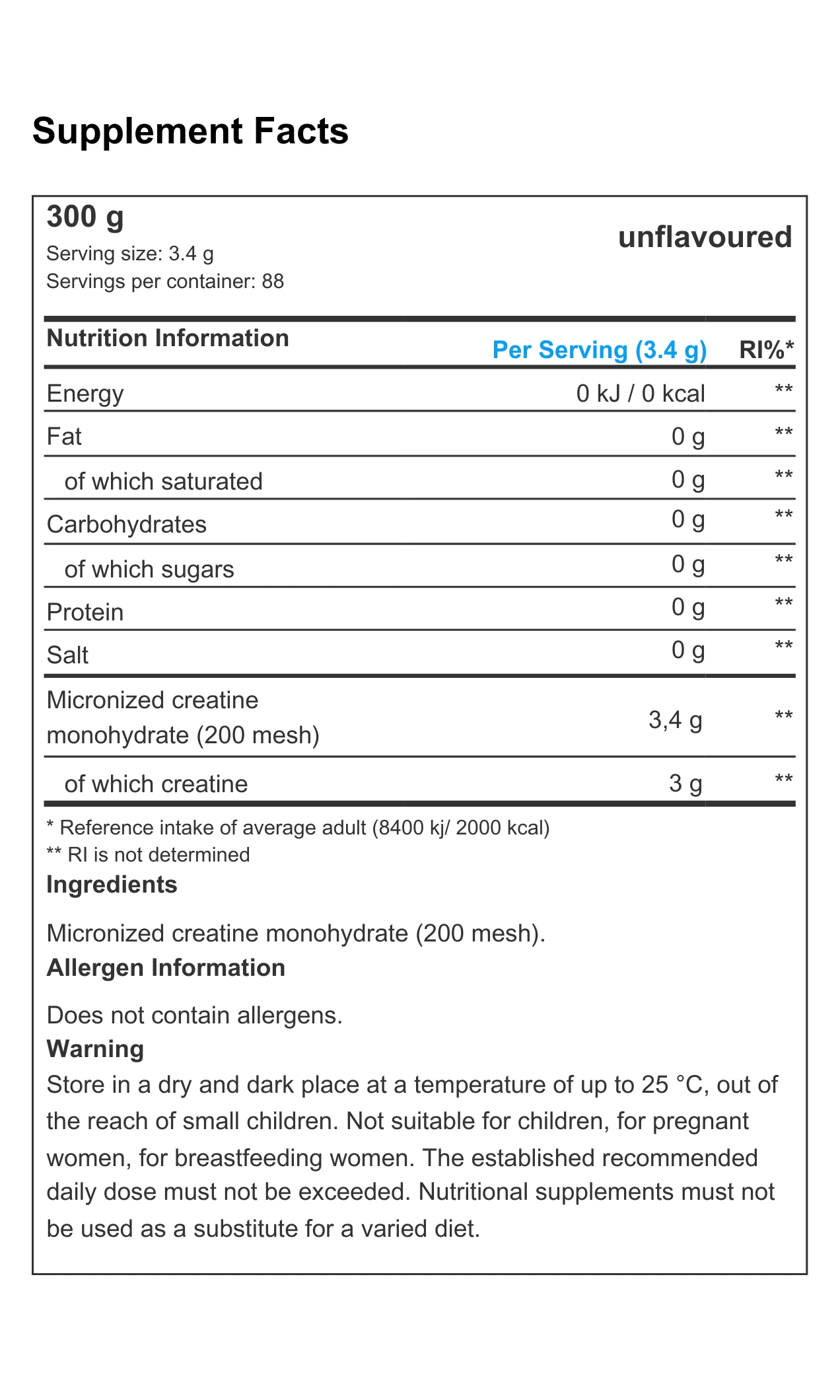 CREATINE BIOTECH USA  300GR